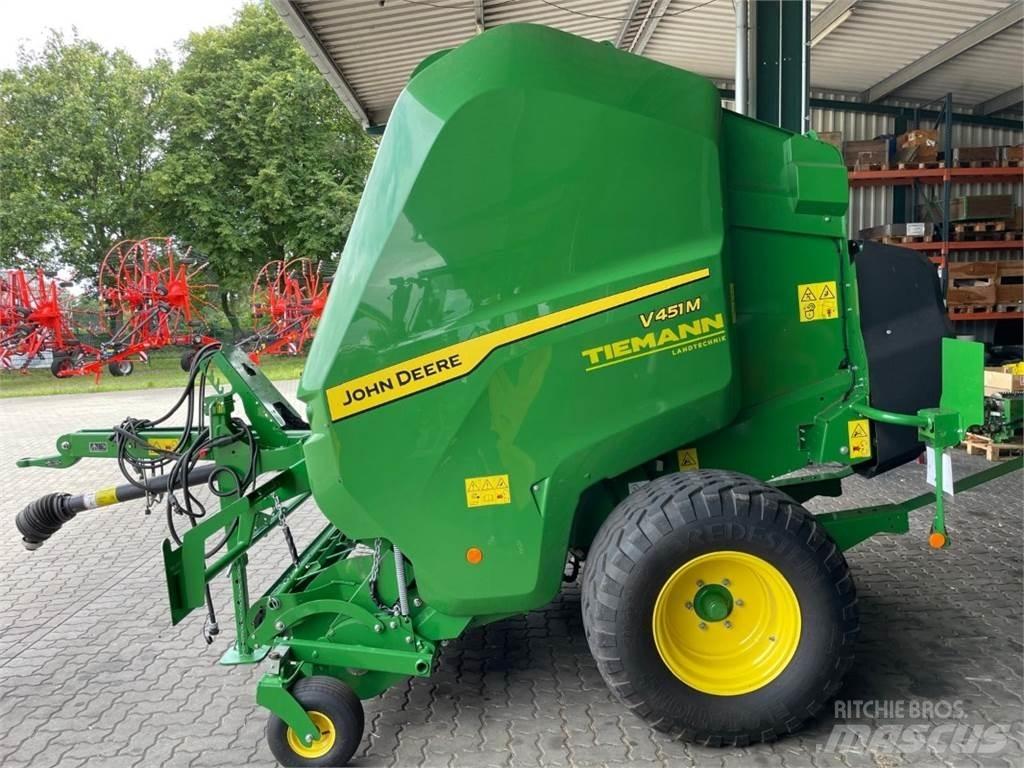 John Deere V451M محزمات مستديرة