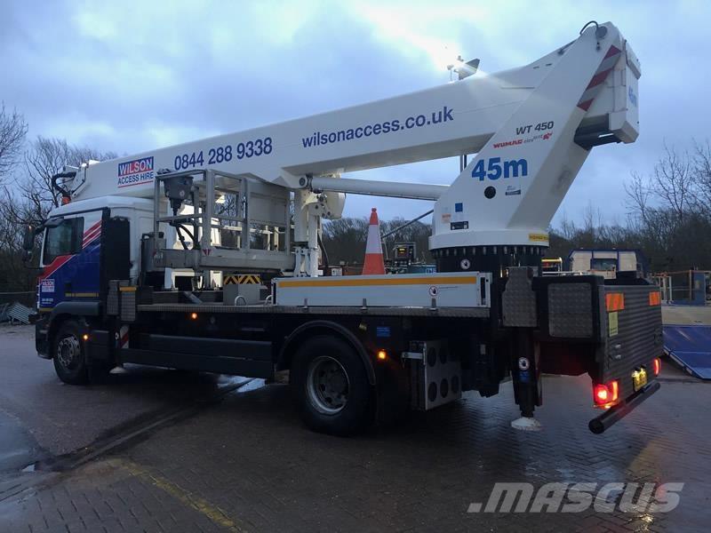 Wumag T450 المنصات الهوائية المثبتة على شاحنة