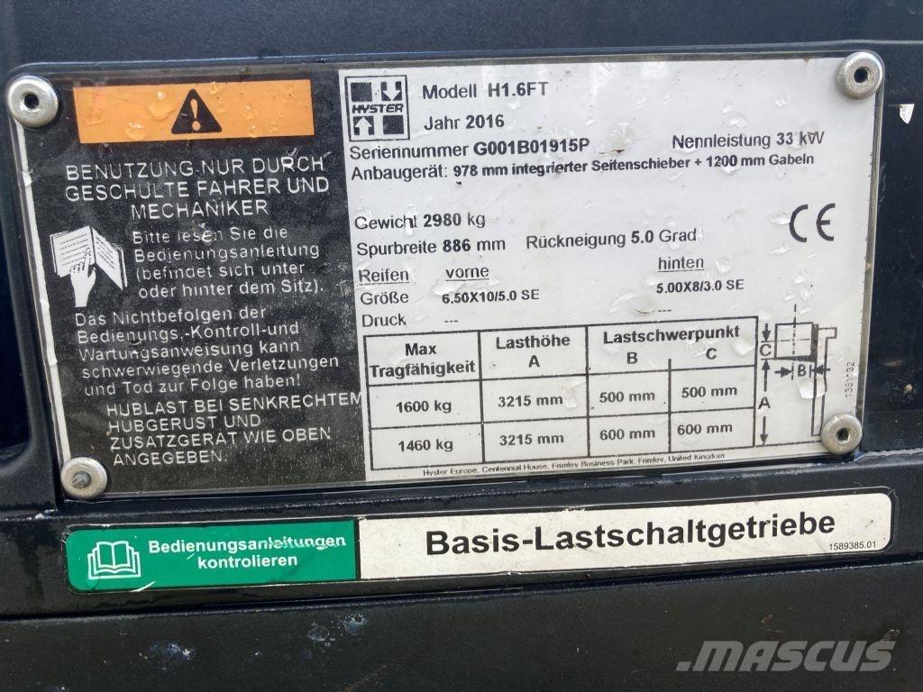 Hyster H 1.6 FT شاحنات LPG