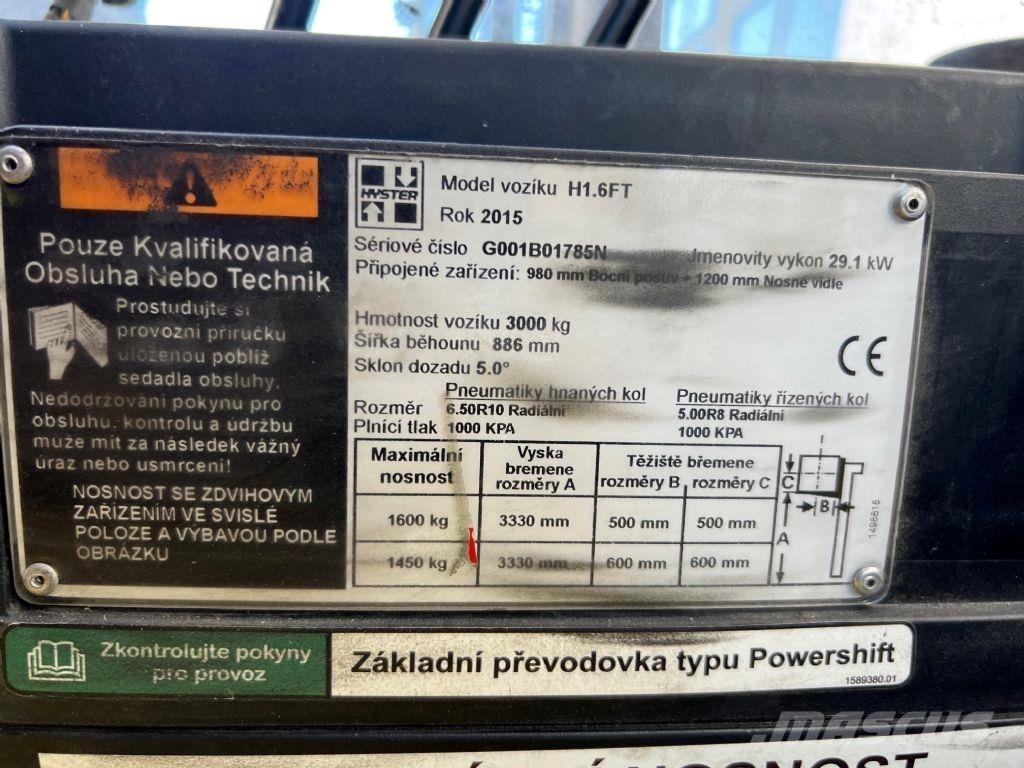 Hyster H 1.6 FT شاحنات الديزل