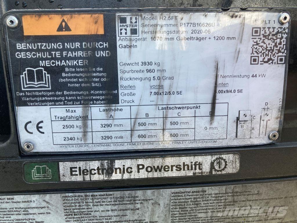 Hyster H 2.5 FT شاحنات LPG