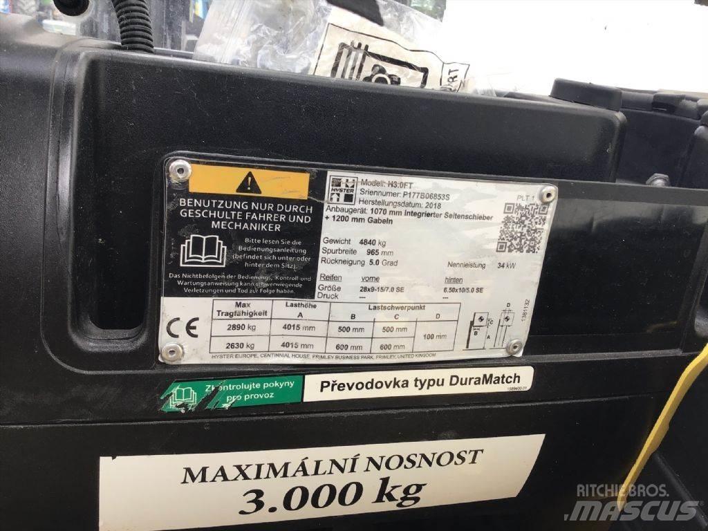 Hyster H 3.0 FT شاحنات الديزل