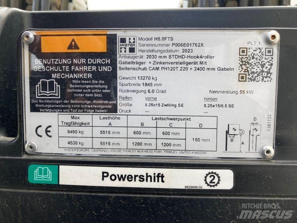 Hyster H 8.0 FTS شاحنات الديزل