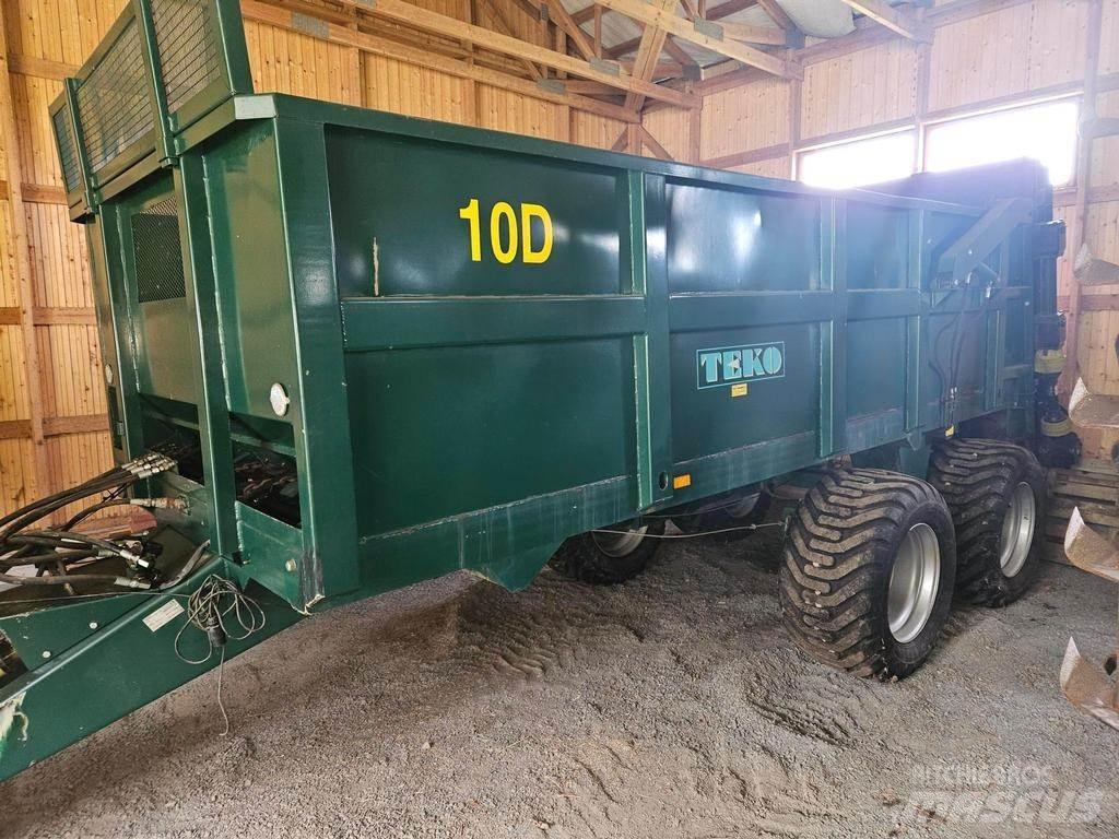 Teko D 10 معدات توزيع السماد العضوي
