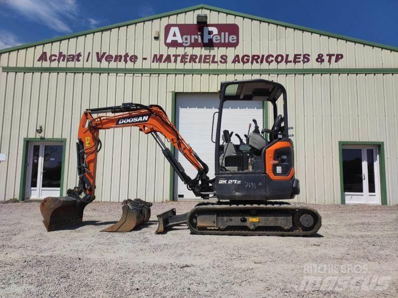 Doosan DX27Z حفارات صغيرة أقل من 7 طن (حفارات صغيرة)