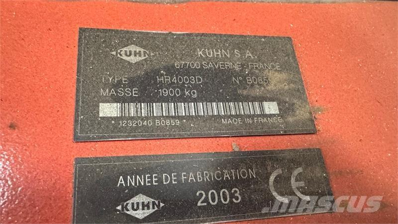 Kuhn HR 4003 مثاقيب مدمجة
