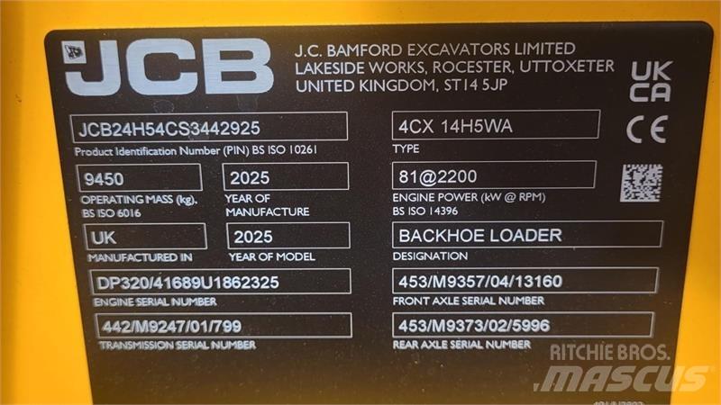 JCB 4CX لوادر ذات جرافات عكسية