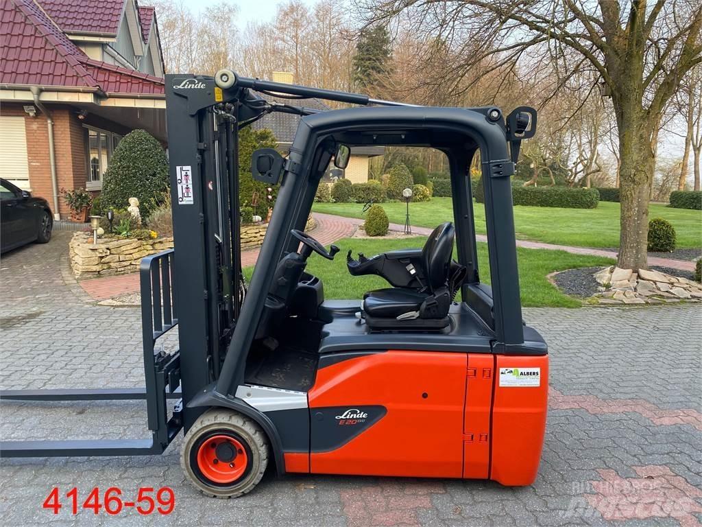 Linde E 20 L 02 شاحنات ذات رافعات شوكية تعمل بالكهرباء