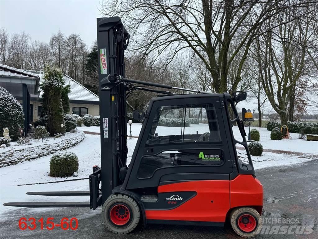 Linde E 35 L 01 شاحنات ذات رافعات شوكية تعمل بالكهرباء