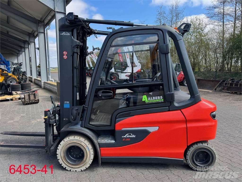 Linde E 35 L 01 شاحنات ذات رافعات شوكية تعمل بالكهرباء