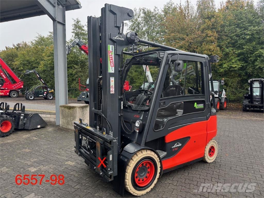 Linde E 50 HL 01 600 شاحنات ذات رافعات شوكية تعمل بالكهرباء