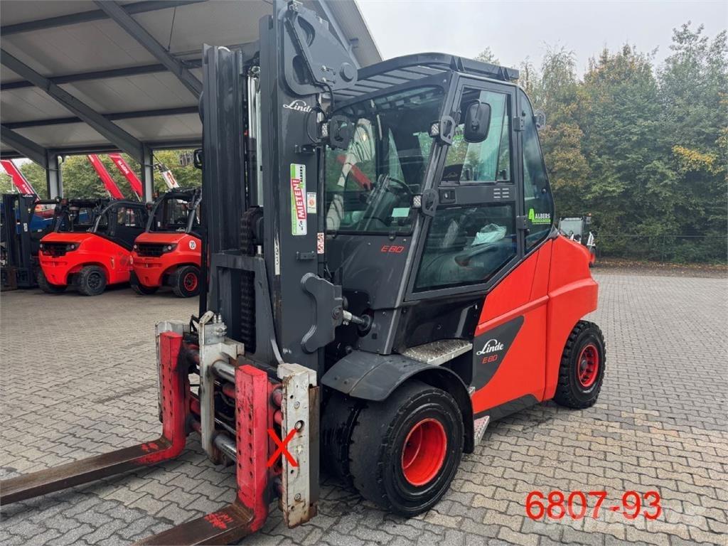 Linde E 80-01 / 900 شاحنات ذات رافعات شوكية تعمل بالكهرباء