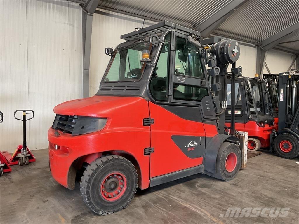 Linde E 80-01 / 900 شاحنات ذات رافعات شوكية تعمل بالكهرباء