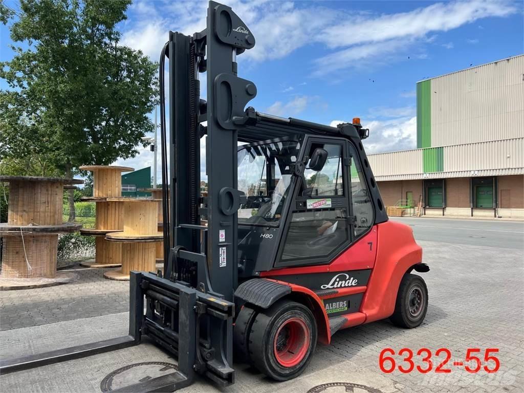 Linde H 80 D 02 900 شاحنات الديزل