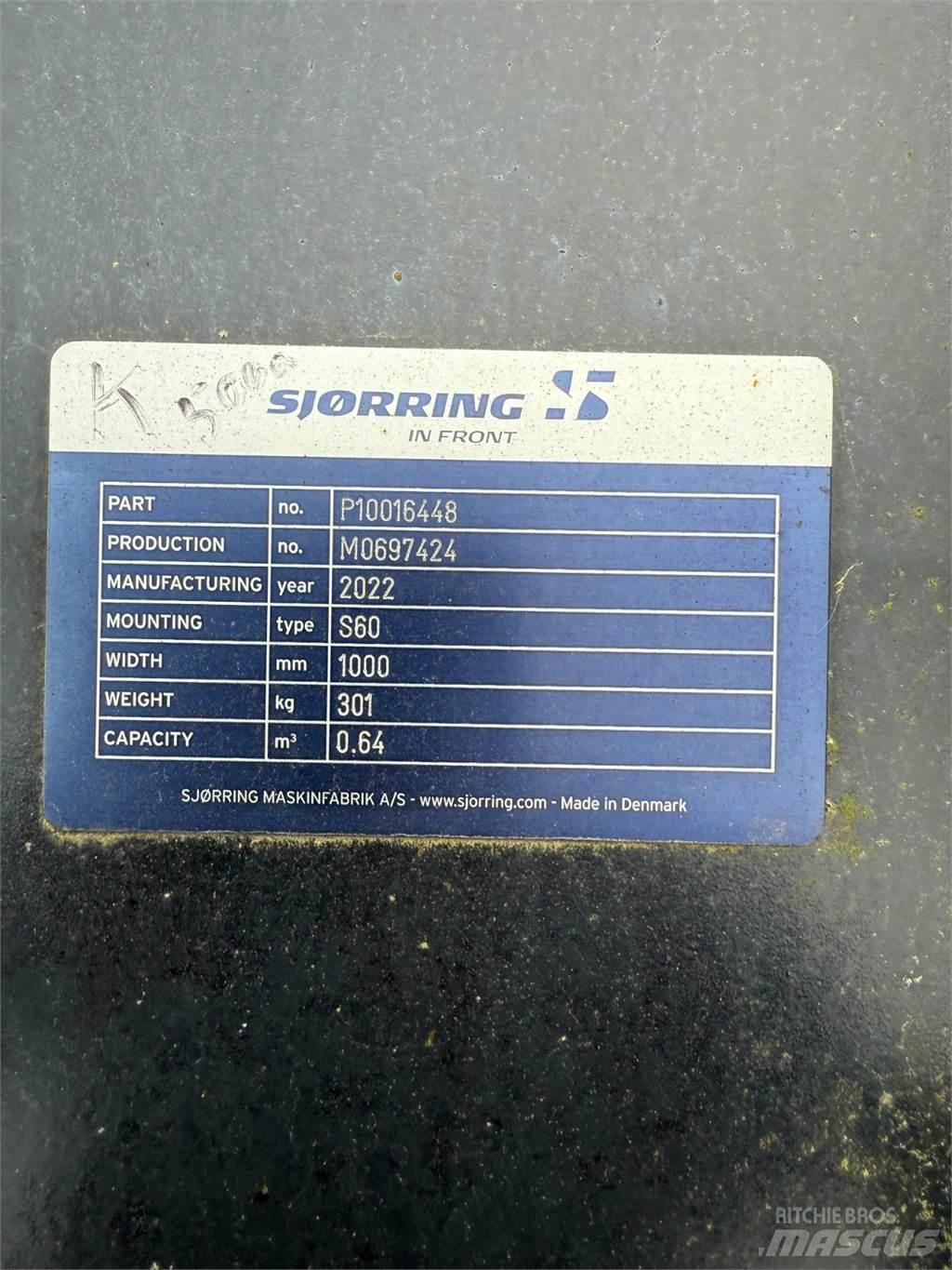  1000mm دلاء
