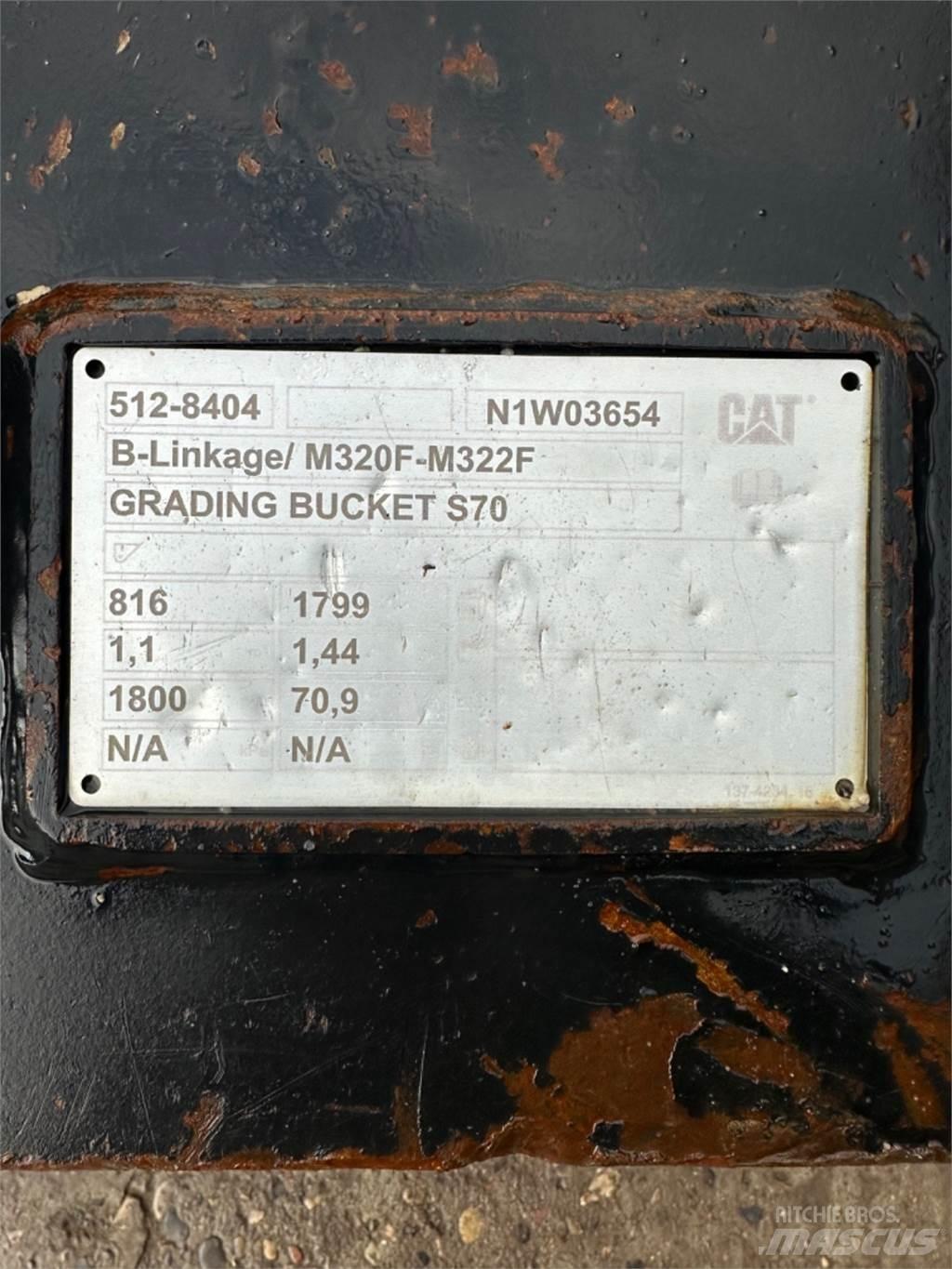  1750mm دلاء