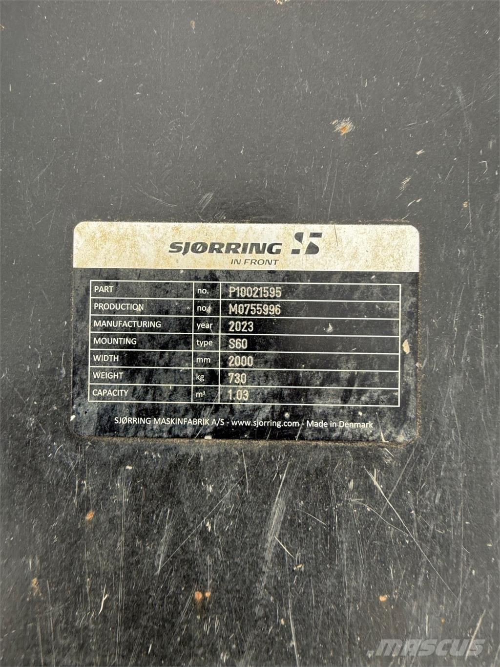  2000mm دلاء