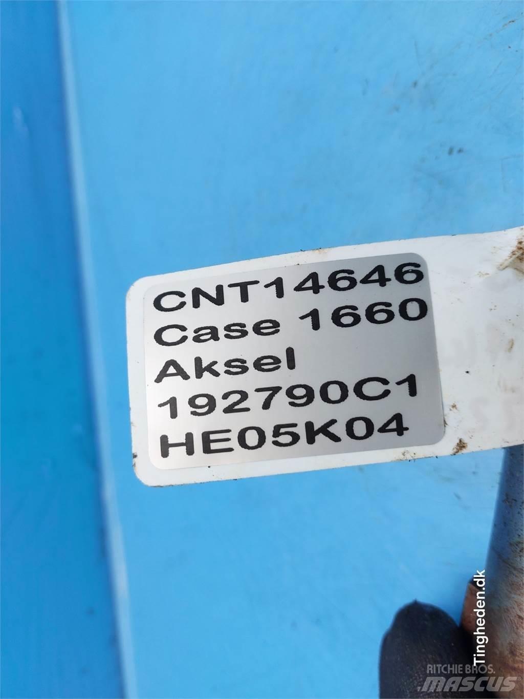 Case IH 1660 ملحقات الحصادات