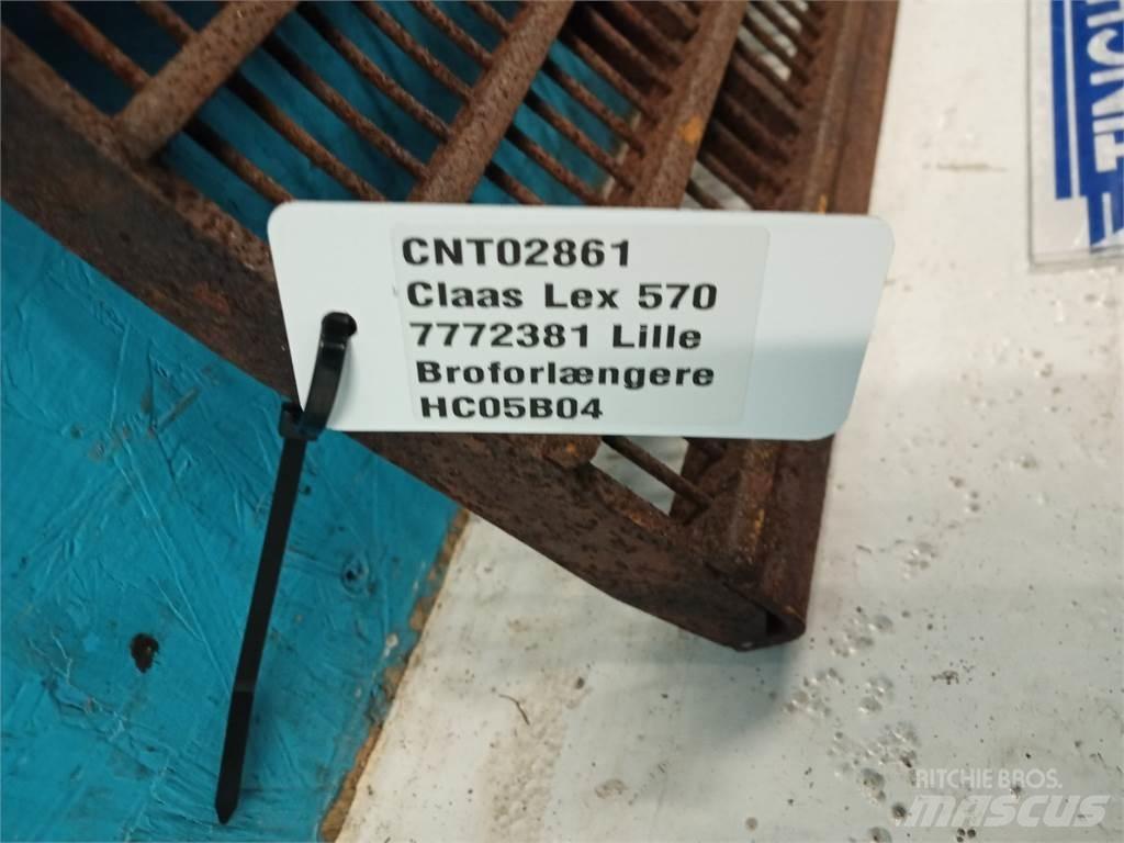 CLAAS Lexion 570 ملحقات الحصادات