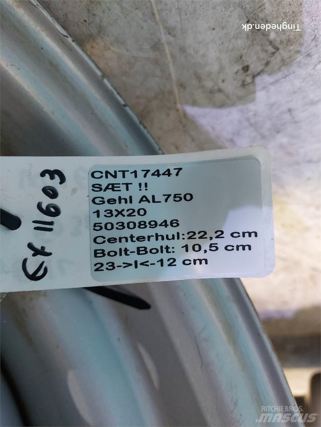 Gehl 20 13x20 الإطارات والعجلات والحافات