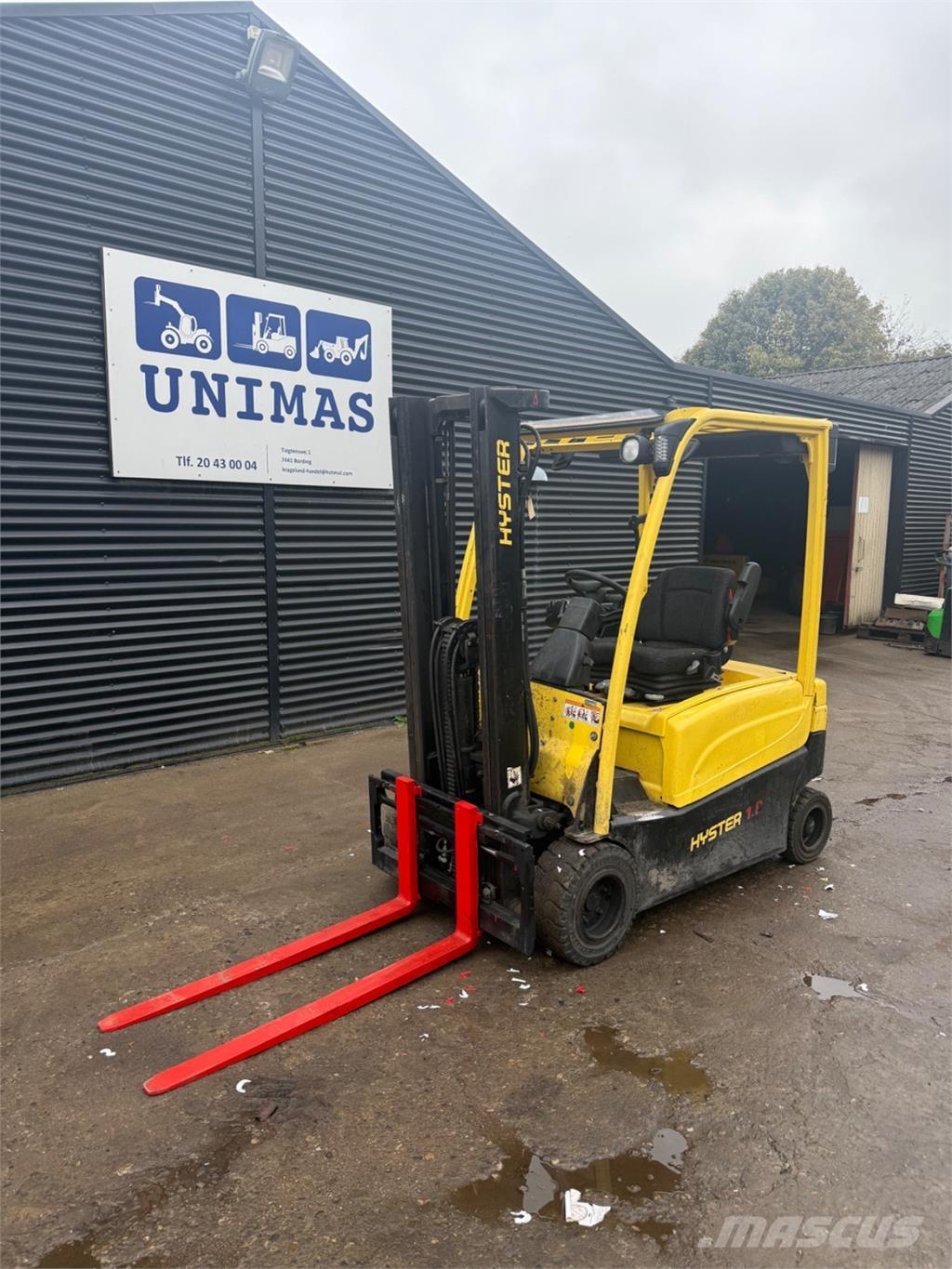 Hyster J1.8XN شاحنات ذات رافعات شوكية تعمل بالكهرباء