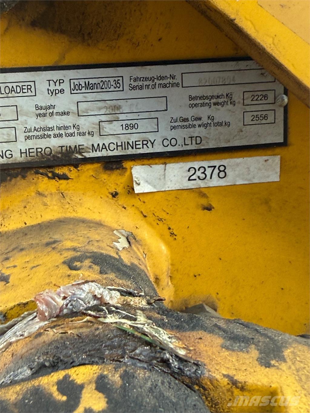 Job-Mann 200-35 لوادر صغيرة