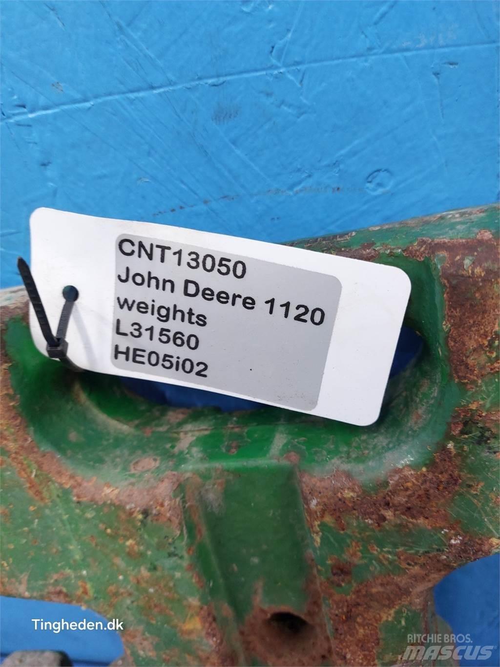 John Deere 1120 الأوزان الأمامية