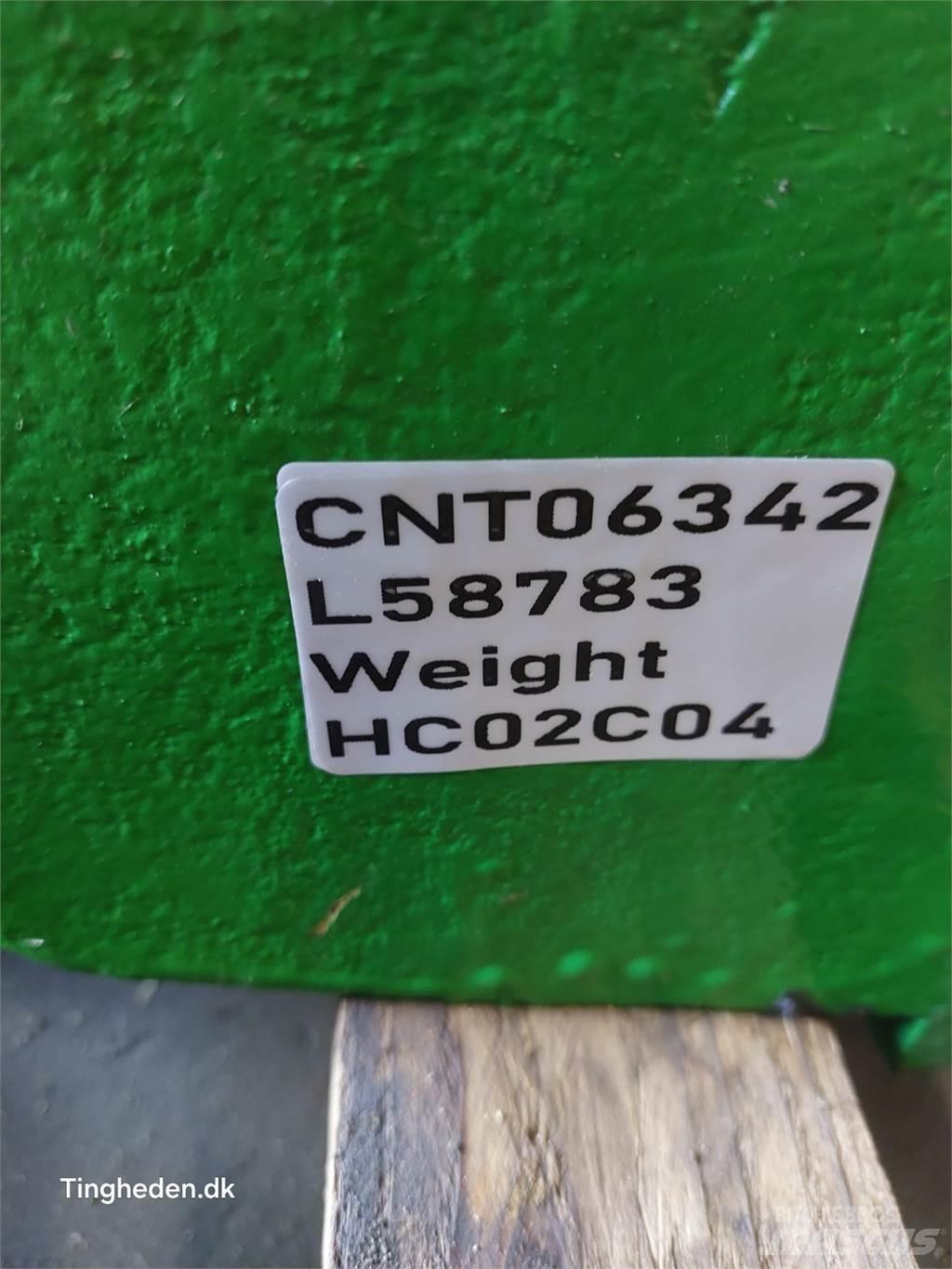 John Deere 1850 الأوزان الأمامية