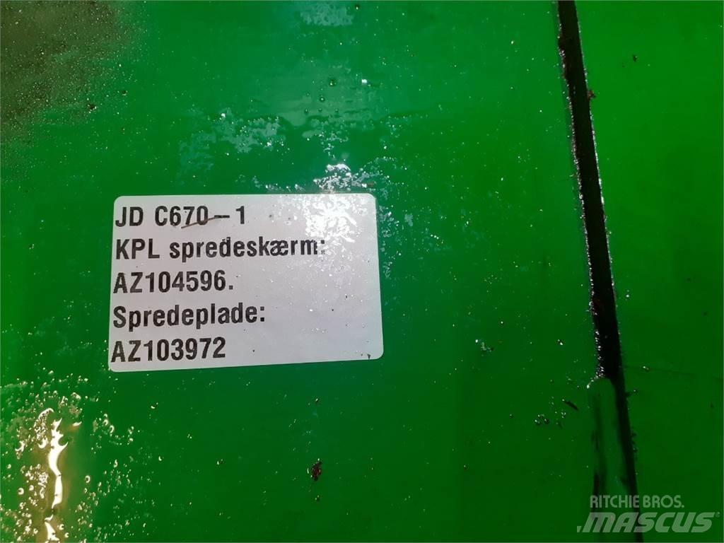 John Deere C670 ملحقات الحصادات