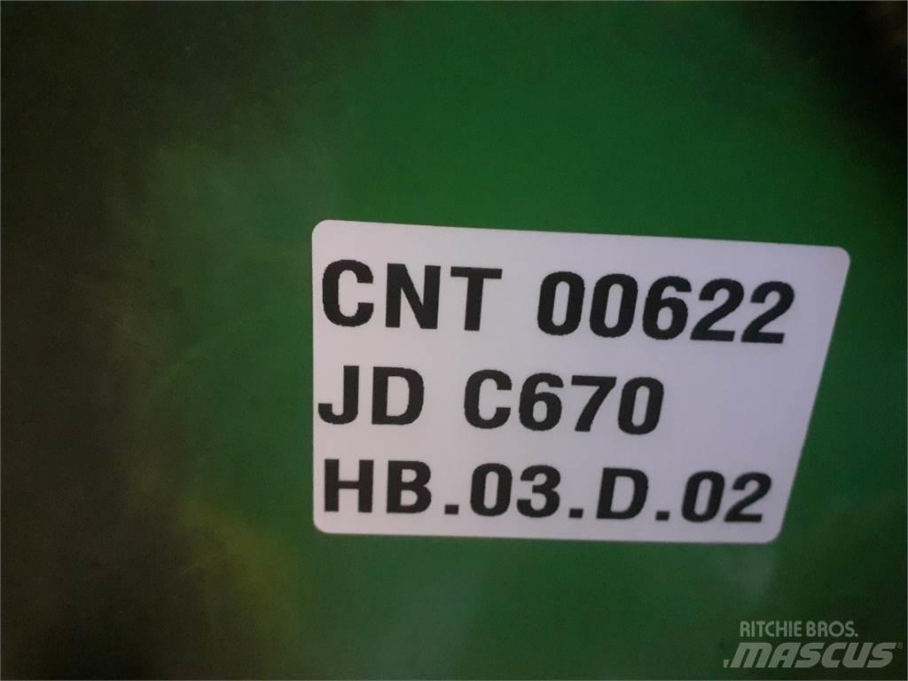 John Deere C670 ملحقات الحصادات