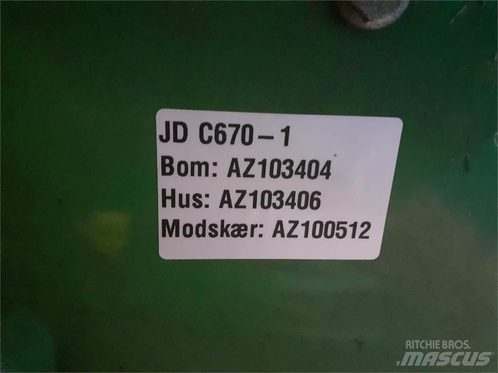 John Deere C670 ملحقات الحصادات