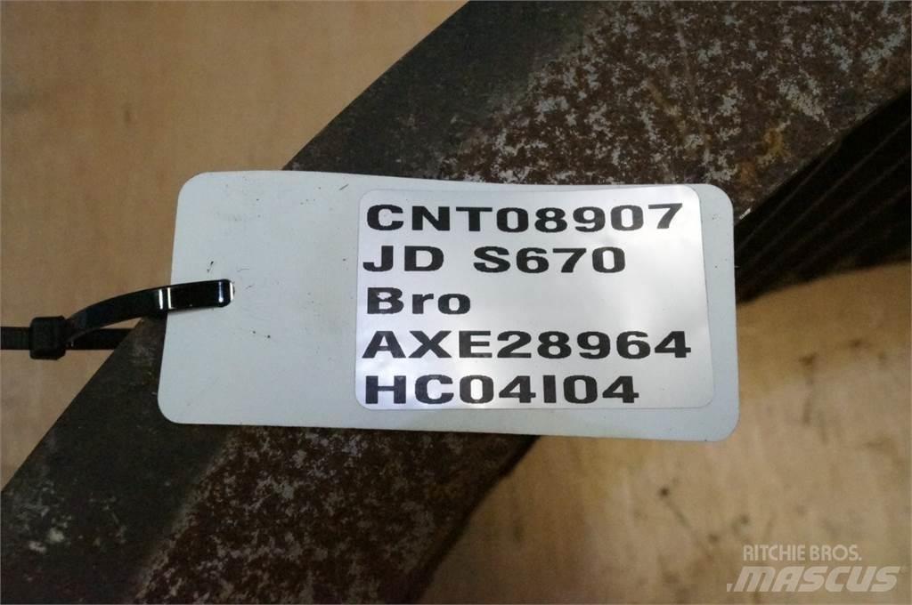 John Deere S670 ملحقات الحصادات