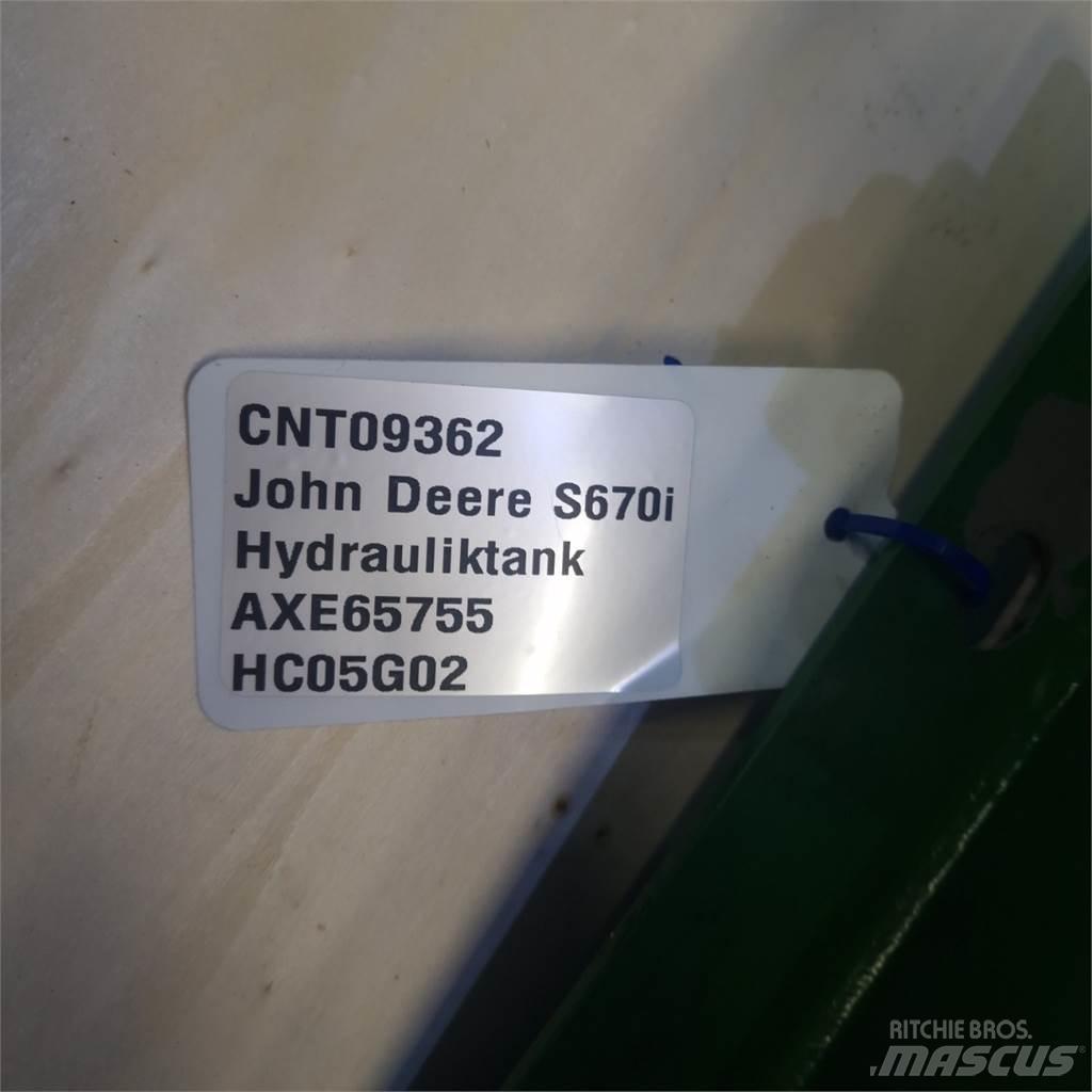 John Deere S670 هيدروليات