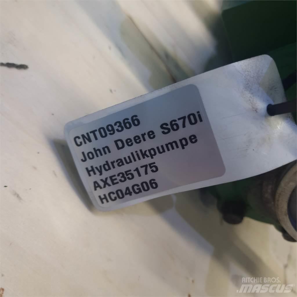 John Deere S670 هيدروليات