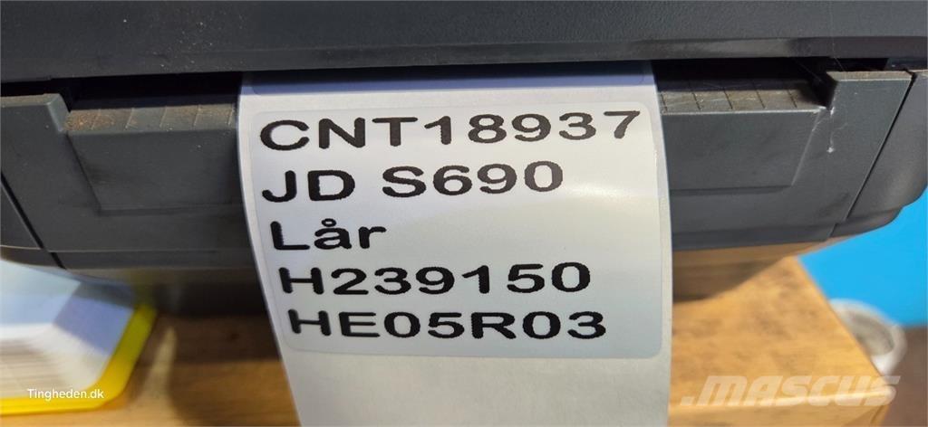 John Deere S690 ملحقات الحصادات