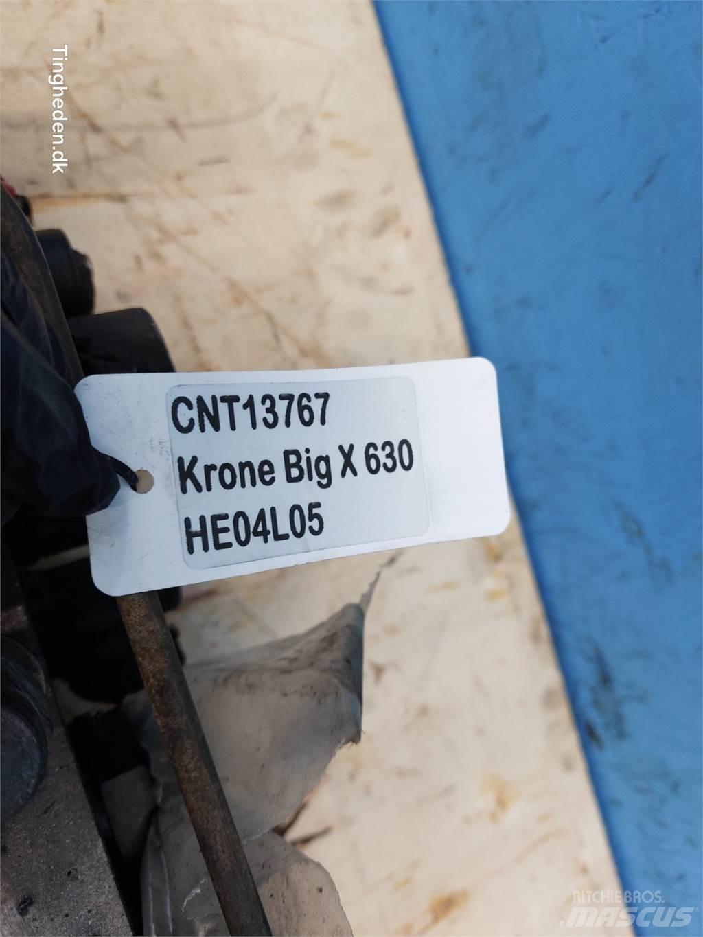 Krone Big X 360 هيدروليات