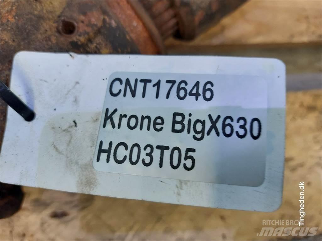 Krone Big X 630 ملحقات ماكينات القش والعلف