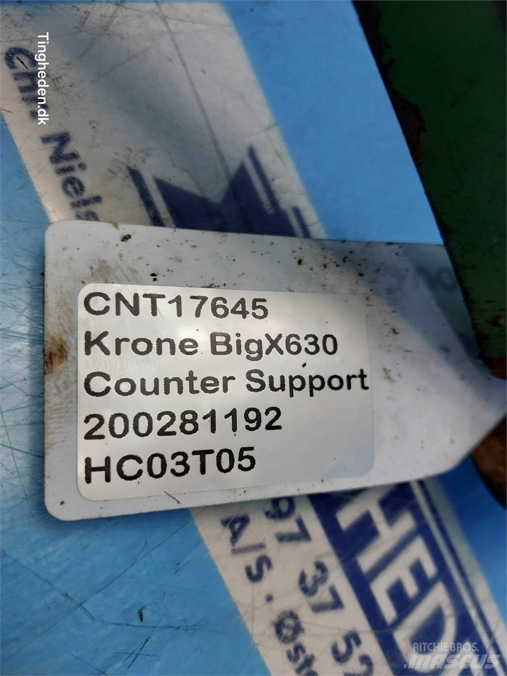 Krone Big X 630 ملحقات ماكينات القش والعلف