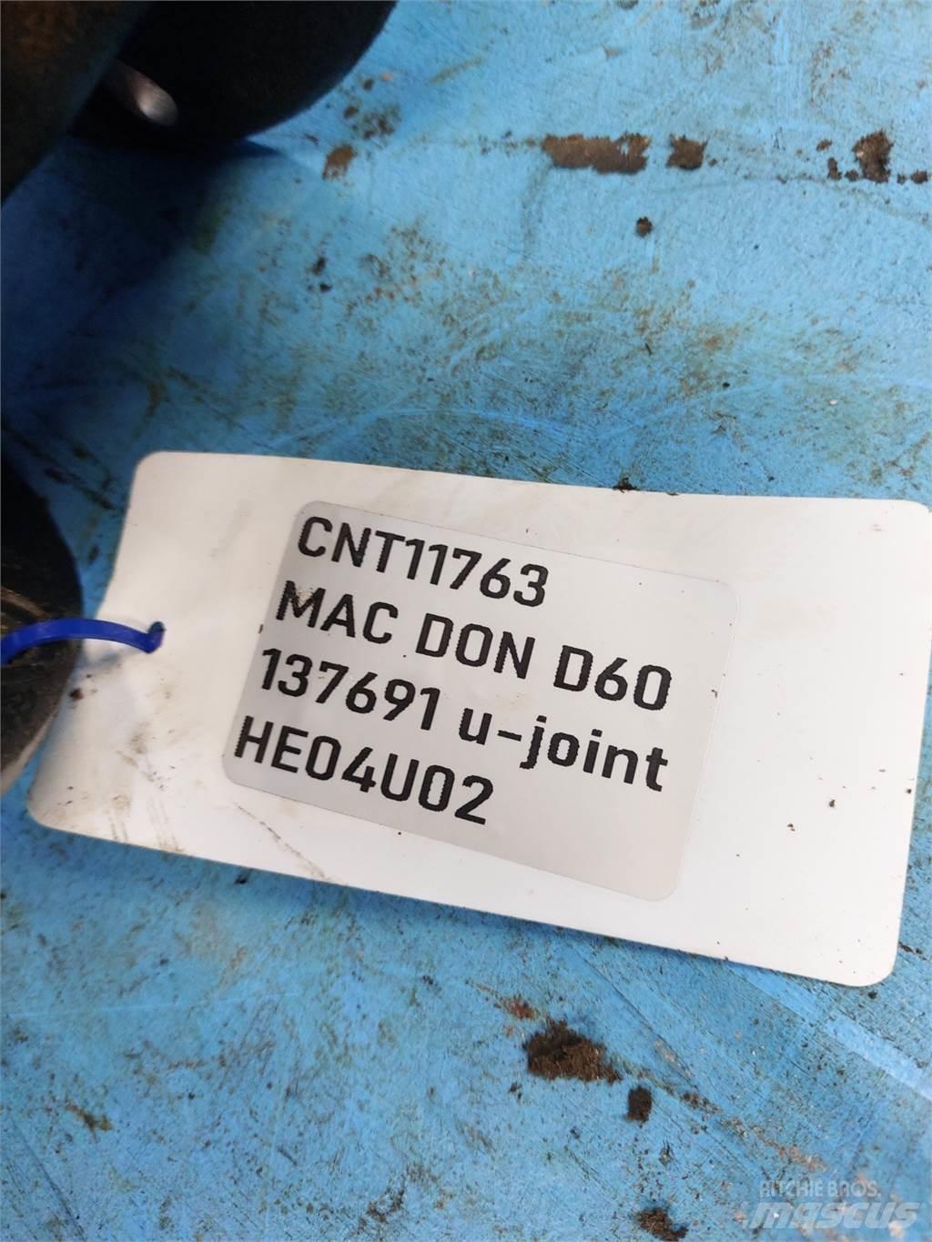 MacDon D60 ملحقات الحصادات