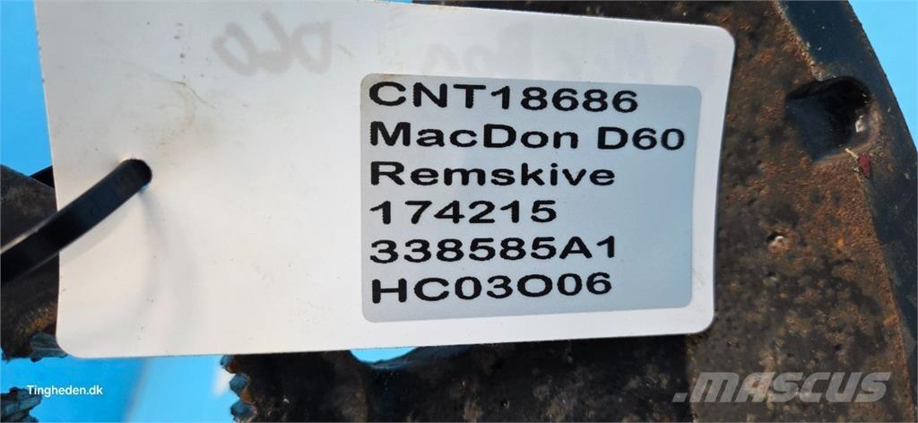 MacDon D60 ملحقات الحصادات