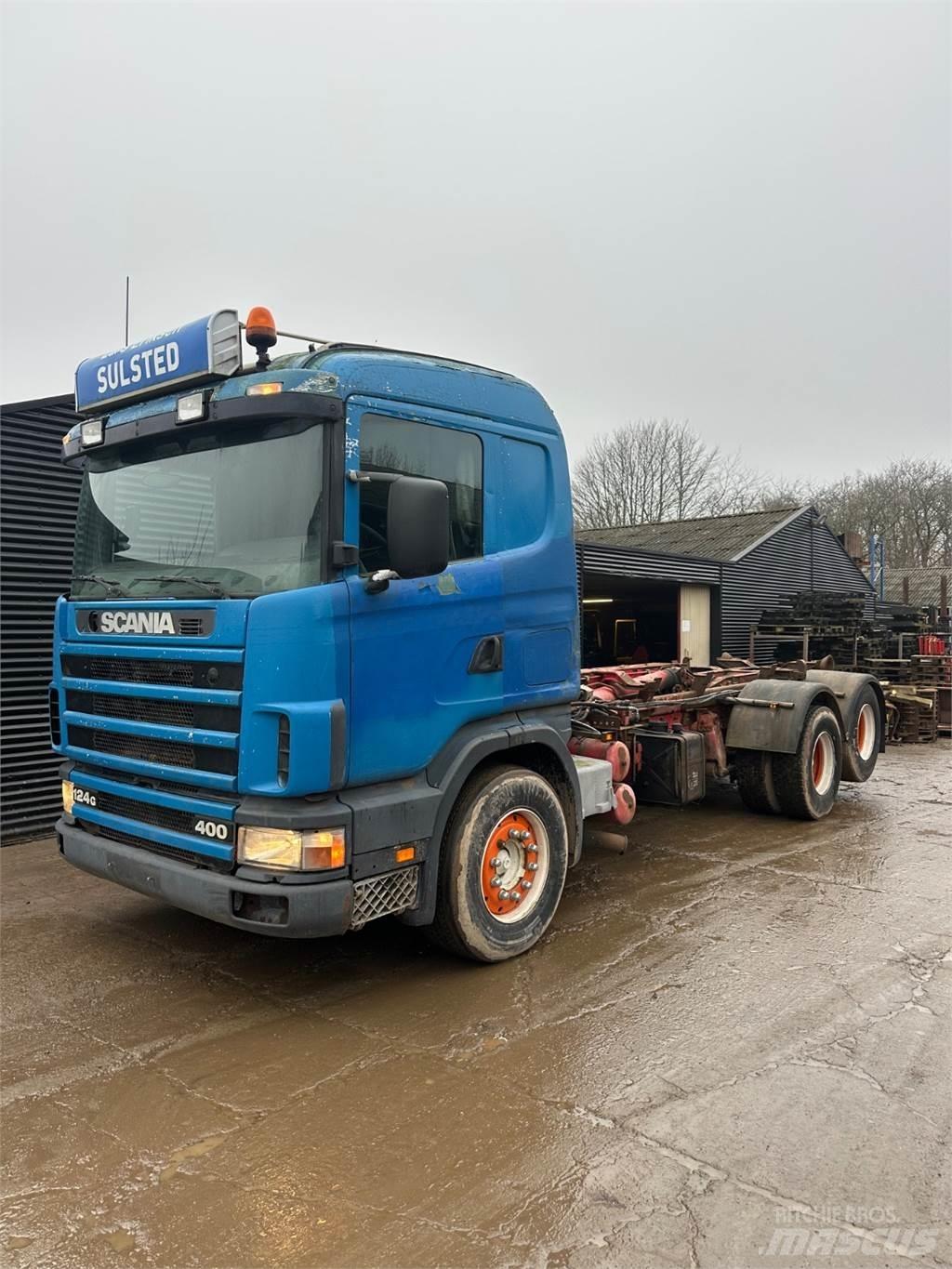 Scania 124 شاحنات الرافعات الخطافية