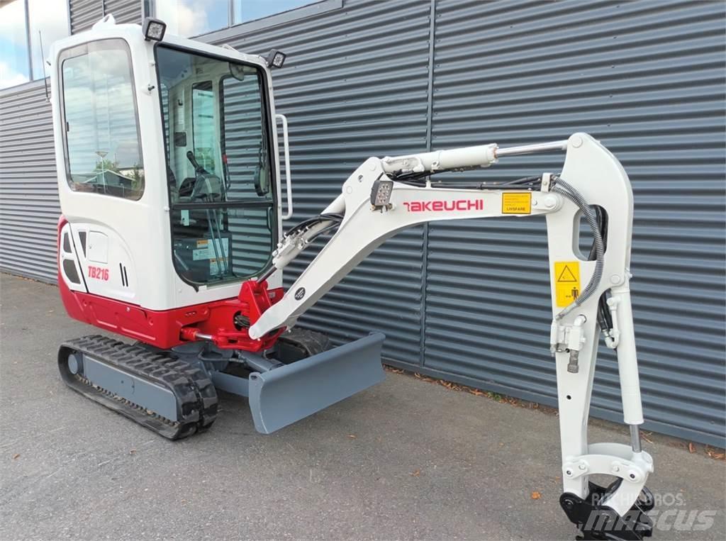 Takeuchi tb216 حفارات صغيرة أقل من 7 طن (حفارات صغيرة)