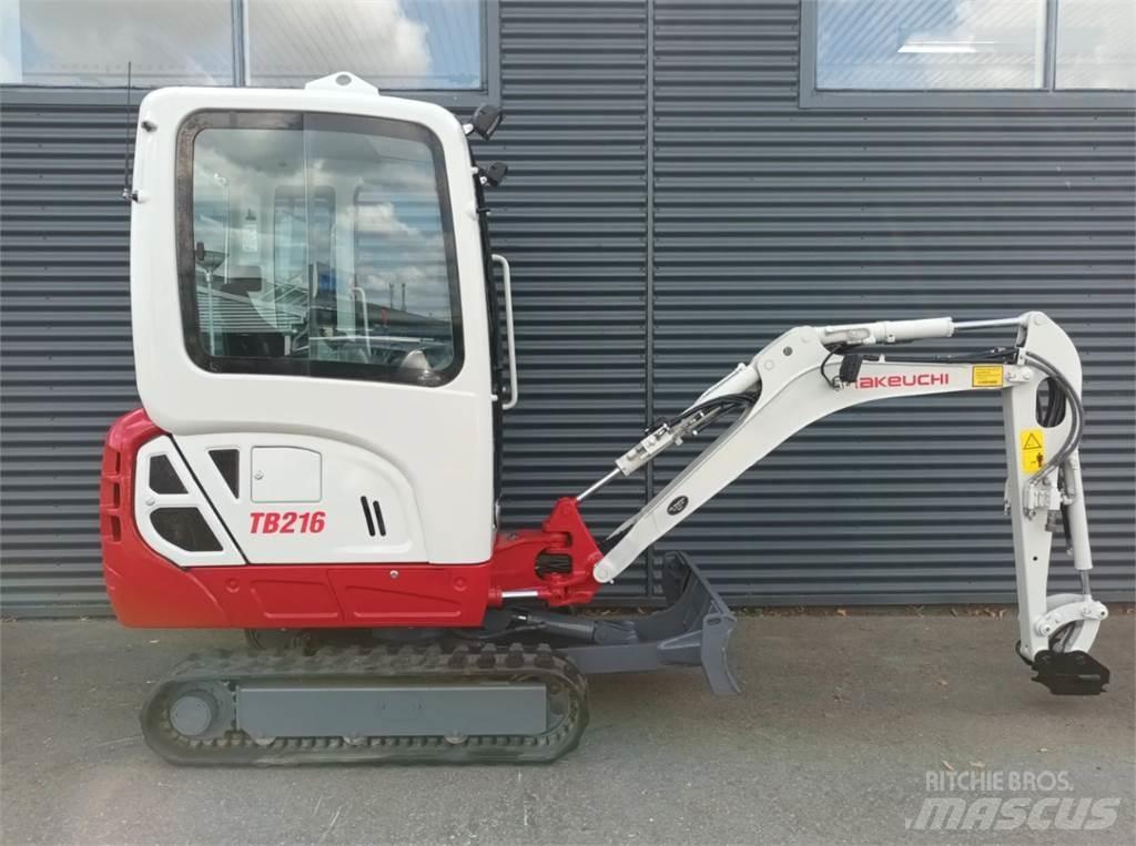 Takeuchi tb216 حفارات صغيرة أقل من 7 طن (حفارات صغيرة)