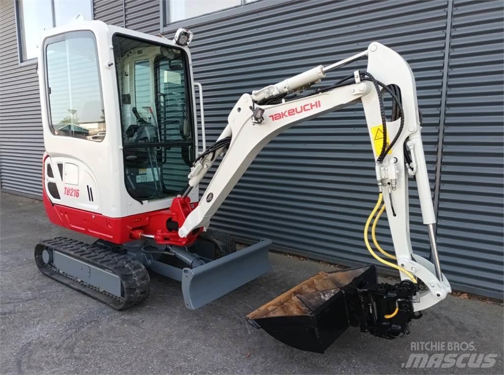 Takeuchi tb216 حفارات صغيرة أقل من 7 طن (حفارات صغيرة)