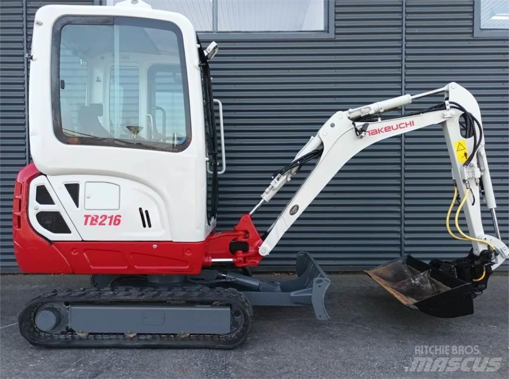 Takeuchi tb216 حفارات صغيرة أقل من 7 طن (حفارات صغيرة)