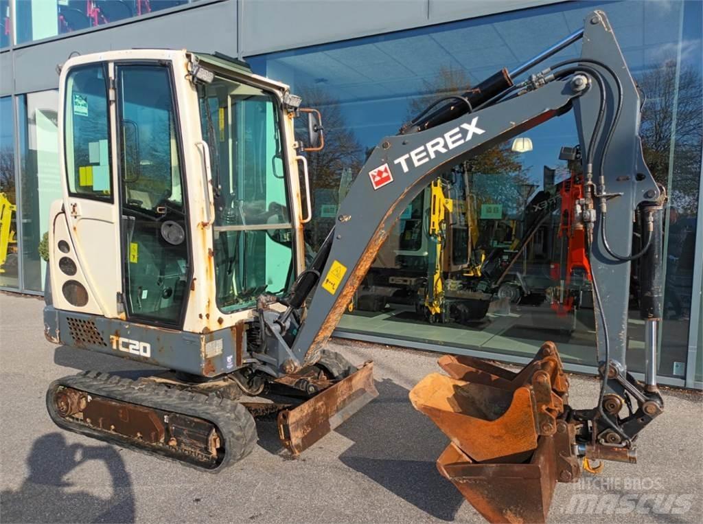 Terex tc20 حفارات صغيرة أقل من 7 طن (حفارات صغيرة)