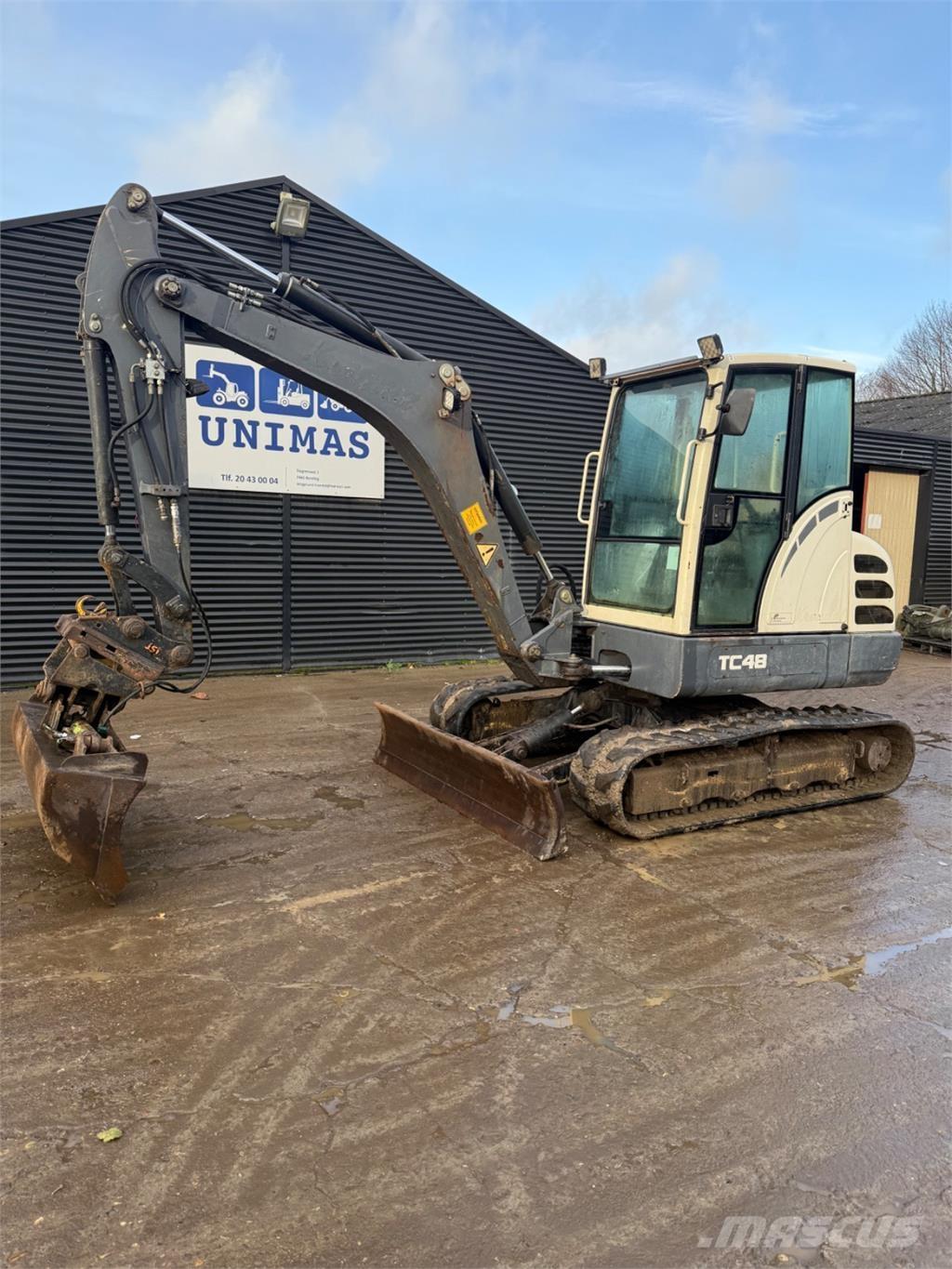 Terex TC48 حفارات صغيرة أقل من 7 طن (حفارات صغيرة)