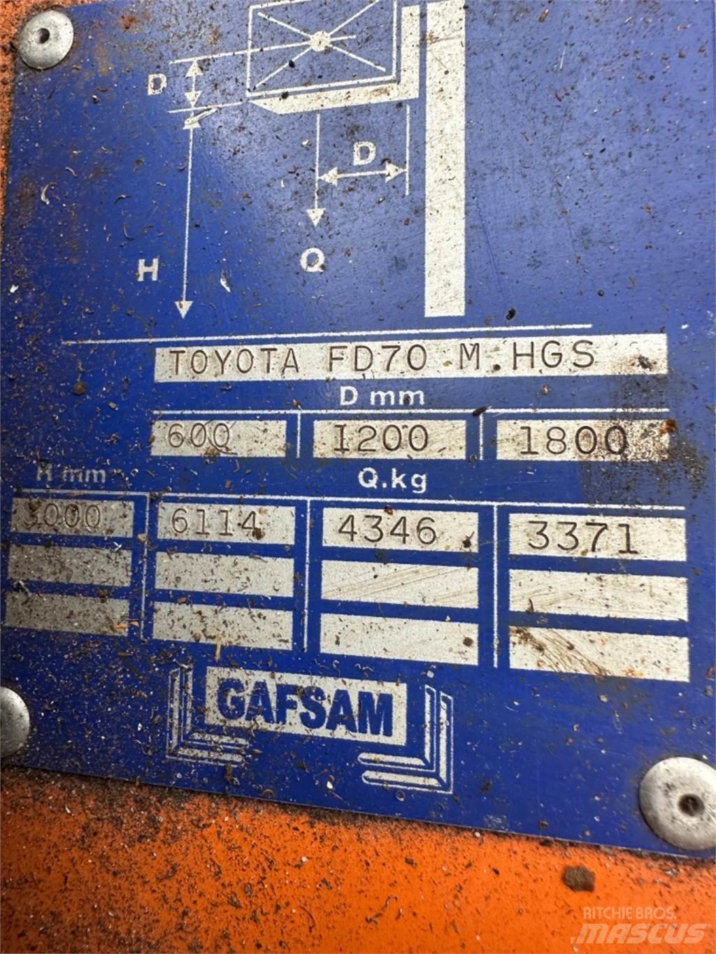 Toyota FD70 شاحنات الديزل