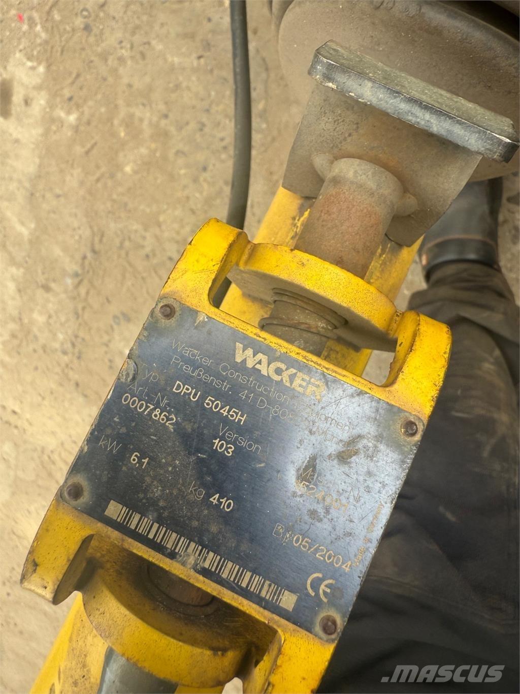 Wacker DPU5045 دكاكات أفقية