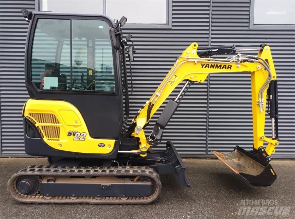 Yanmar sv22 حفارات صغيرة أقل من 7 طن (حفارات صغيرة)